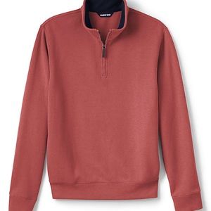 Land's End Beford Ribbed Quarter Zip Pullover